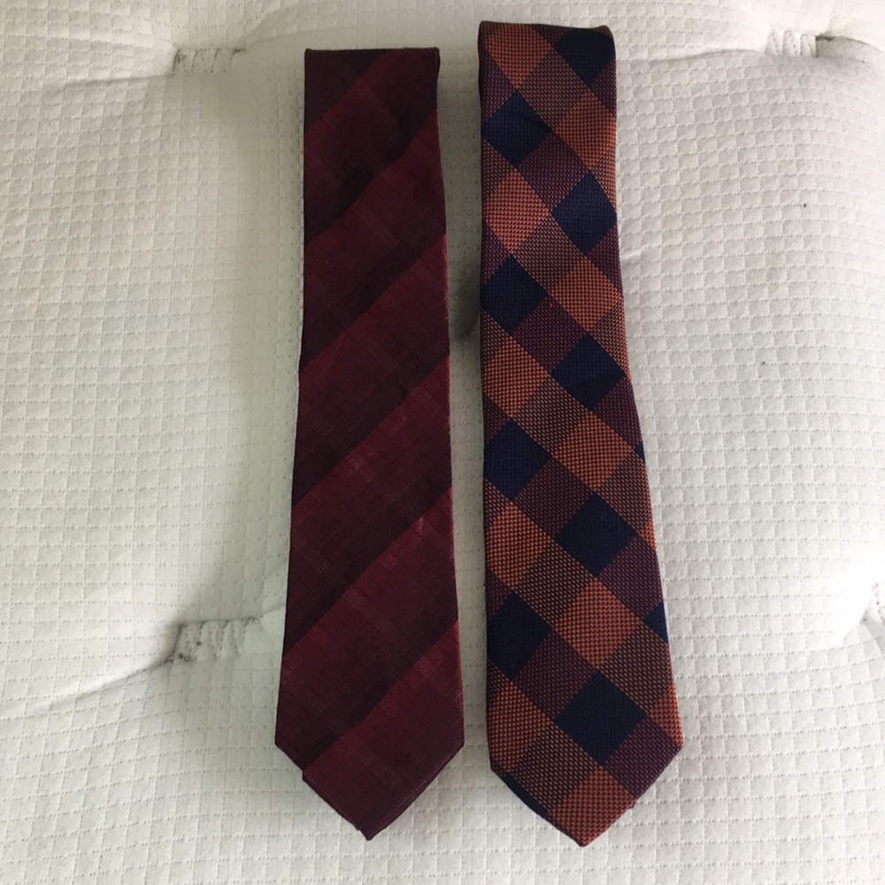 ✅2pc Men Tie Calvin Klein/Tommy Hilfiger